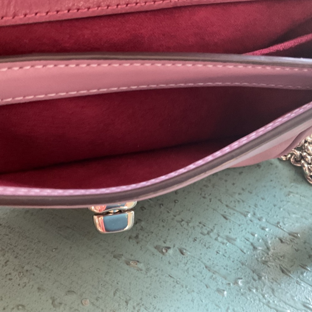 Coach Purple Leather Mini Cassidy Handbag “Like New” - Picture 11 of 16